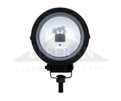 Farol auxiliar redondo lado direito/esquerdo com lente de vidro para lâmpada H3
