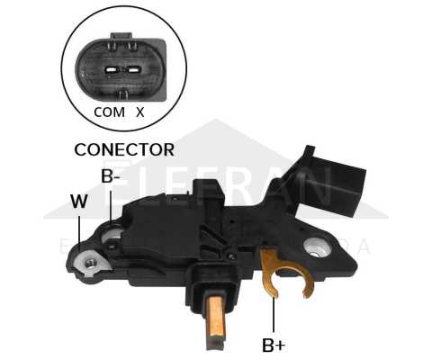 Regulador de voltagem do alternador 14V Bosch BMW 118 120 320 X1