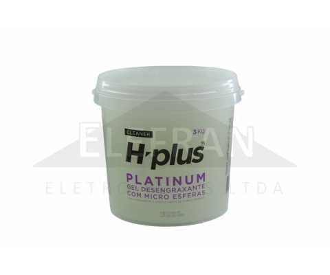Gel desengraxante H-Plus Platinum com micro-esferas balde de 3 kg
