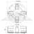 Porta-escovas 12V 6.5 x 28 x 18 mm para motor de partida Bosch Case John Deere Komatsu New Holland - desenho técnico