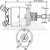 Relé de partida 12V Bosch Case Mercedes-Benz - desenho técnico