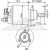 Relé de partida 12V Bosch Jeep Cherokee - desenho técnico