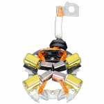 Porta-escovas 12V 6 x 18 x 14.5 mm para motor de partida Bosch Chevrolet GM Blazer S10 Fiat Strada