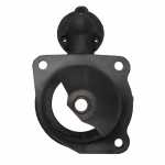 Mancal dianteiro (motriz) com bucha do motor de partida Bosch  JF Case Fiat-Allis Komatsu Valmet trator Volvo BM VME pá carregadeira - vista frontal
