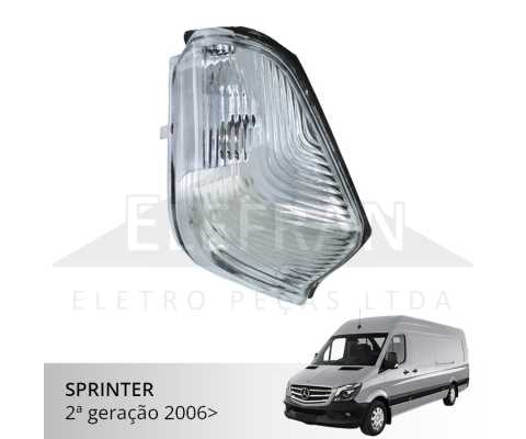 Lanterna de pisca do retrovisor lado direito Mercedes-Benz MB Sprinter 2006 até 2017 Volkswagen VW Crafter