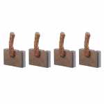 Jogo de escovas 12V 6.4 x 25 x 16.4 mm para motor de partida Bosch Case John Deere New Holland