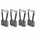 Jogo de escovas 24V 12 x 36 x 27 mm para motor de partida Bosch KB Caterpillar Mercedes-Benz Scania Volvo