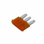 Fusível micro lâmina 3 pinos/terminais 5A universal linha Ford