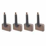 Jogo de escovas 24V 9.5 x 32 x 22.5 mm para motor de partida Delco 39MT Mercedes-Benz Axor