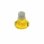 Lâmpada T4.2 LED amarela 12V painel indicador instrumento Honda Civic New Civic