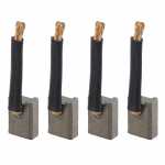 Jogo de escovas 24V 7 x 12 x 16 mm para motor de partida Mitsubishi Fuso Canter Fighter Caterpillar Kobelco escavadeira SK