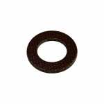 Arruela lisa de celeron 12.6 x 19.2 x 1.2 mm para calço da trava do eixo do induzido no mancal traseiro do motor de partida Bosch ED / EF
