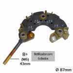 Retificador do alternador 50A Denso Toyota empilhadeira Hilux - kit