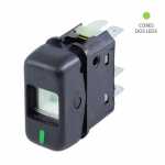 Botão/interruptor painel 1 estágio 4 terminais 12V Mercedes-Benz MB caminhão 709 710 713 913 914 1218 1418 1618 1935 2318 2325 2638 LO812 LO814 Marcopolo ônibus GV G5 Paradiso Torino Viaggio Volare