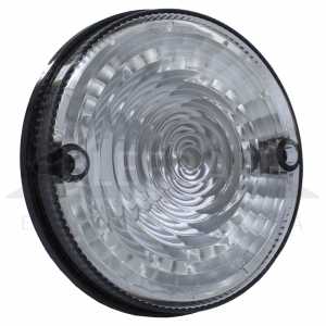 Lanterna traseira de ré redonda cristal lado esquerdo/direito Ø 125 mm universal