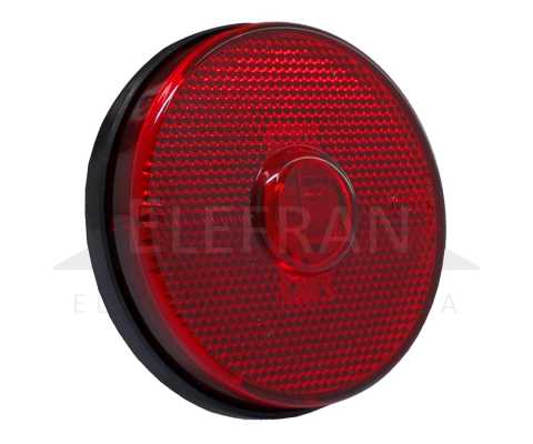 Lanterna lateral vermelha redonda LED bivolt lado esquerdo/direito universal