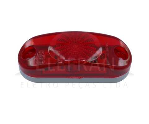 Lanterna delimitadora vermelha LED bivolt lado esquerdo/direito universal