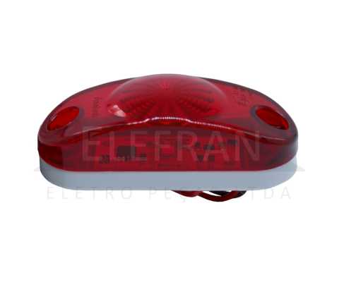 Lanterna delimitadora vermelha LED bivolt lado direito/esquerdo universal