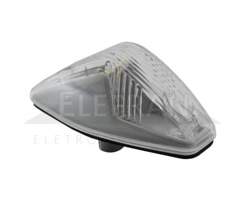 Lanterna delimitadora de teto cristal LED bivolt lado direito/esquerdo Volkswagen Delivery