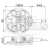 Porta-escovas 12V 4.3 x 12.8 x 12 mm para motor de partida Valeo / JHEM (China) Hyundai i10 KIA Picanto Rio