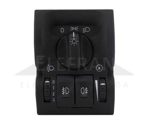 Botão/interruptor chave de luz/farol auxiliar de milha e neblina com 13 terminais Chevrolet GM Astra Vectra Zafira