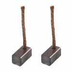 Jogo de escovas 12V 6.3 x 6.3 x 11.4 mm para motor de limpador de para-brisa dianteiro Bosch Wapsa de 1 velocidade
