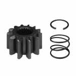 Pinhão do impulsor 12 dentes c/ kit trava Bosch HEF95 / HXF95 DAF Scania séries P/R/T - capa